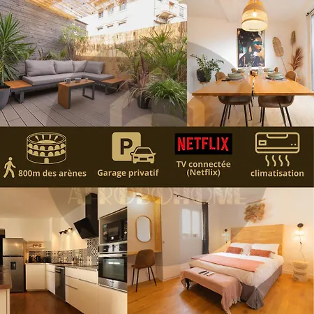 Holiday home Afrobohome, Cocon Atypique Et Decore, Familles Et Petits Groupes, Clim, 2 A 6 Personnes, Proche Centre Nimes, Garage Clos