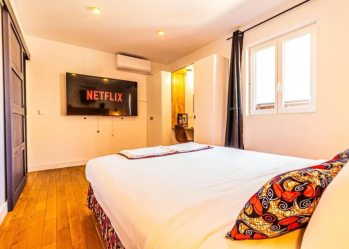 Afrobohome, Expérience Atypique, Clim, 2 à 6 Personnes, Proche Centre Nîmes, Garage Clos *